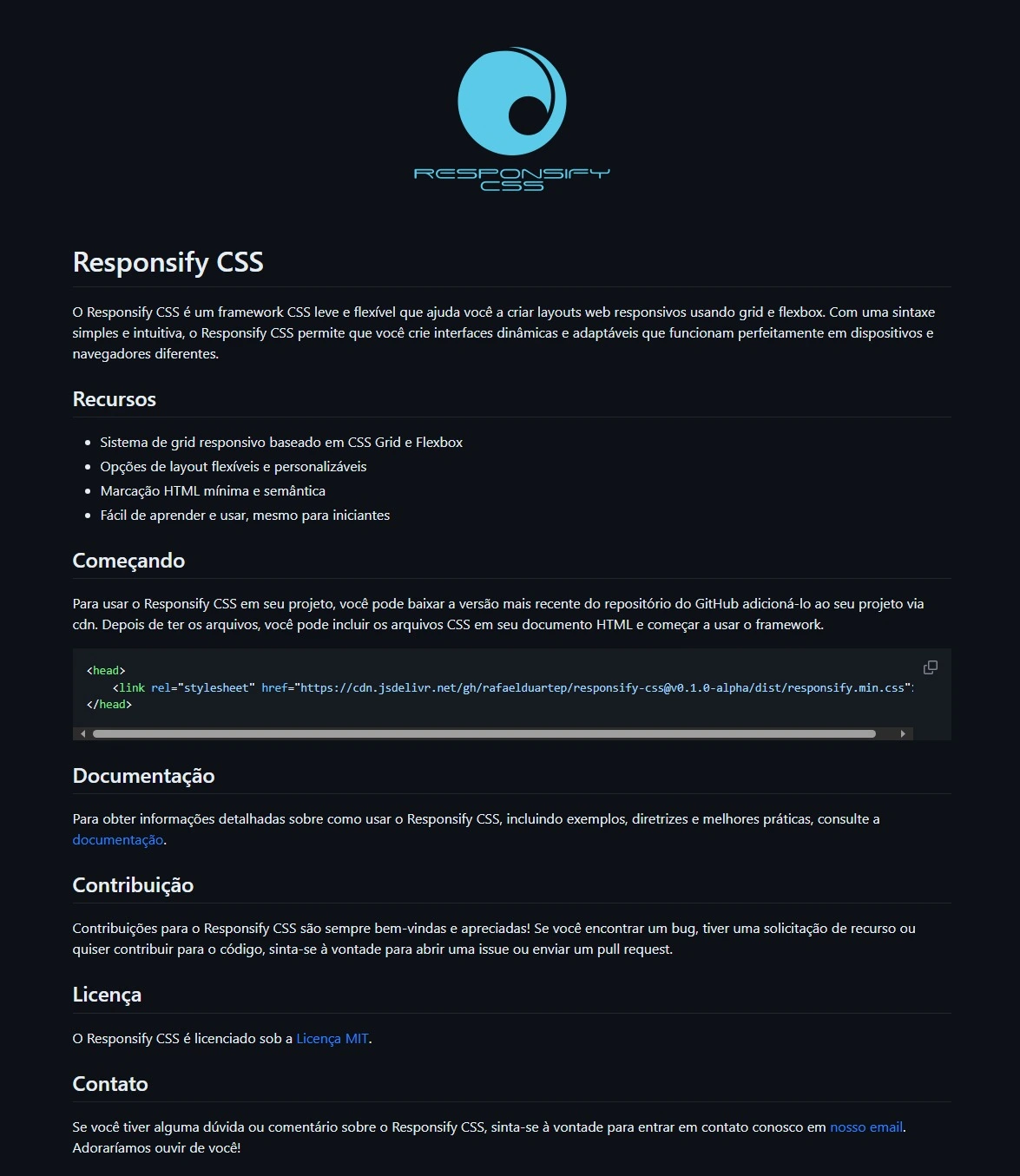 Projeto ResponsifyCss